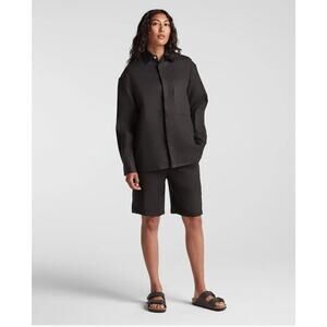 NWT Monos Algarve Black Unisex Shorts Washed Linen 4 XXL